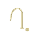Mica Fluted Pull-Out Hob Mixer Set