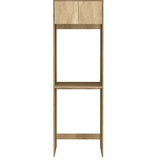 Byron/Bondi Laundry 2100 Natural Oak Tall Washing Machine Cabinet
