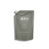 Alive Body 1 Ltr Wash Refill - Green Pepper & Lotus