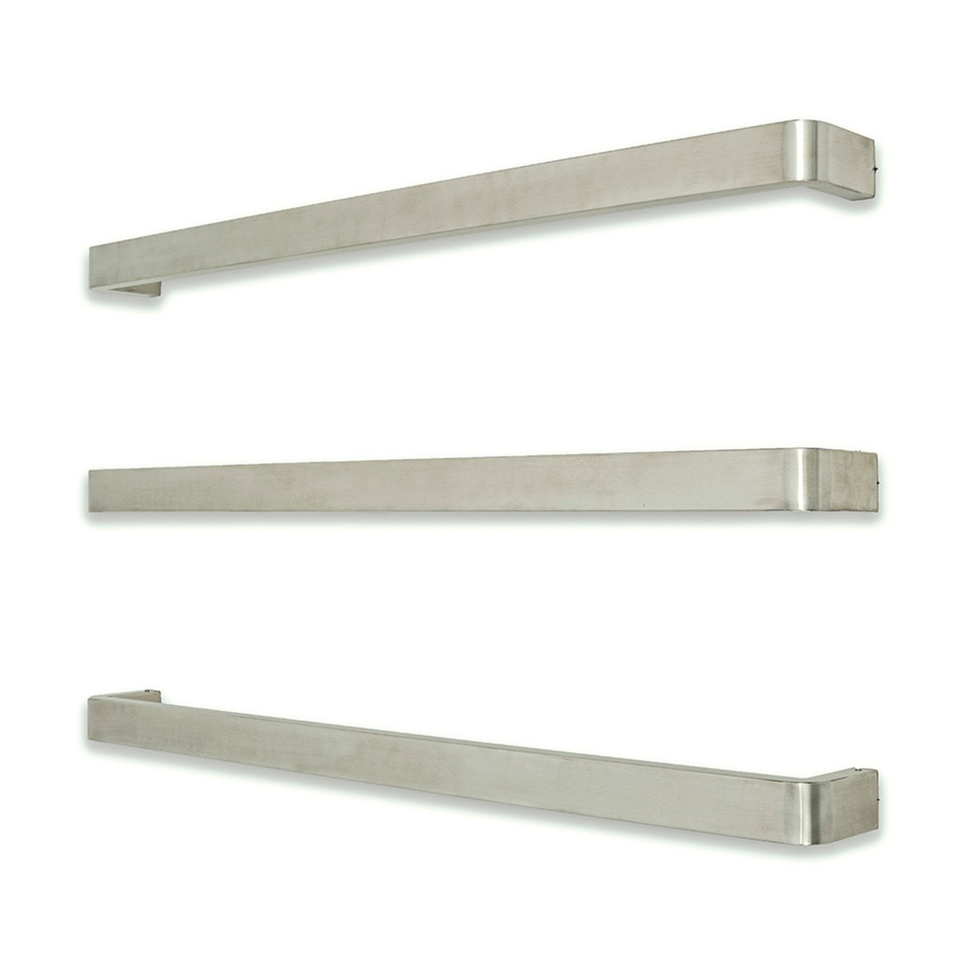 Heated Single square bar with rounded ends