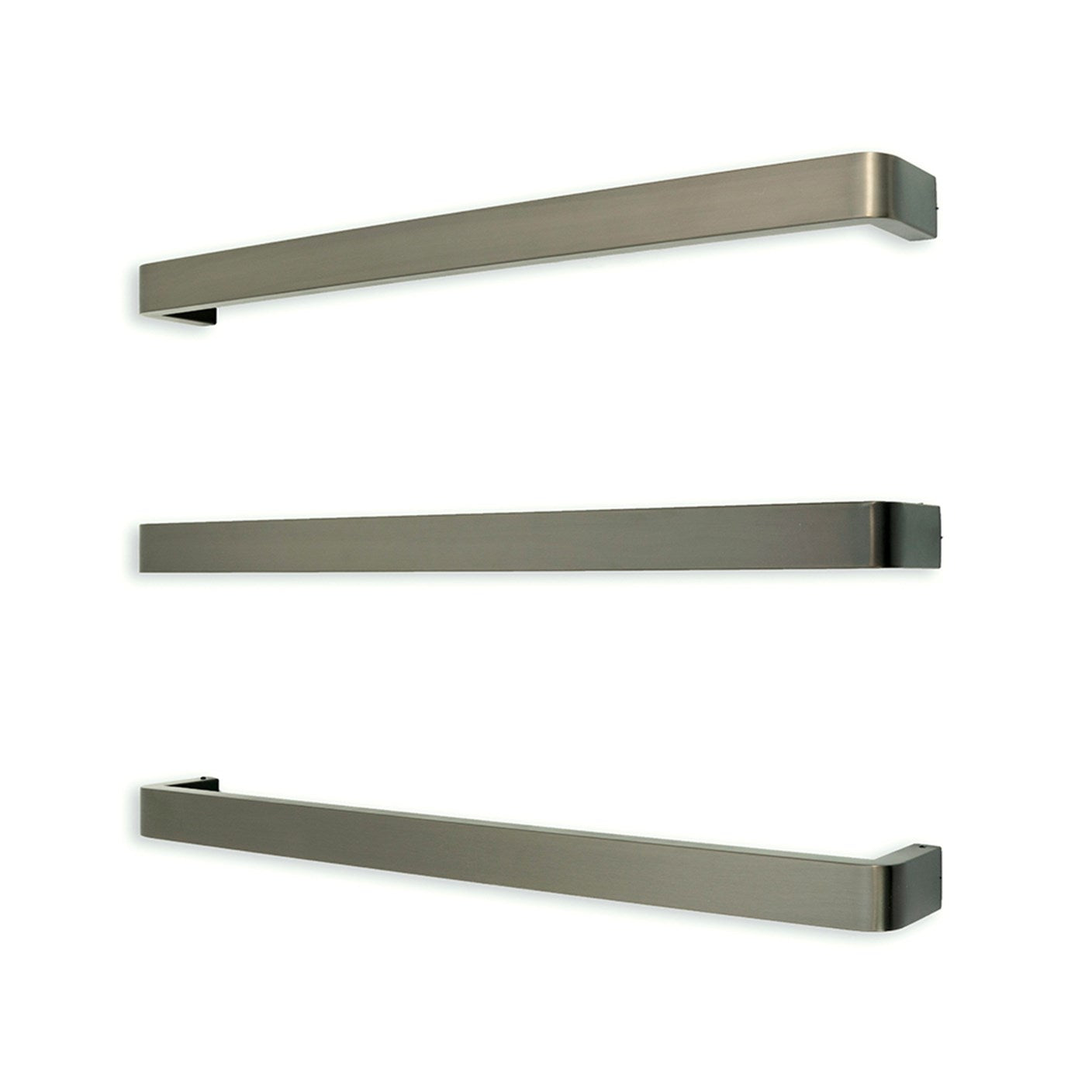 Heated Single square bar with rounded ends