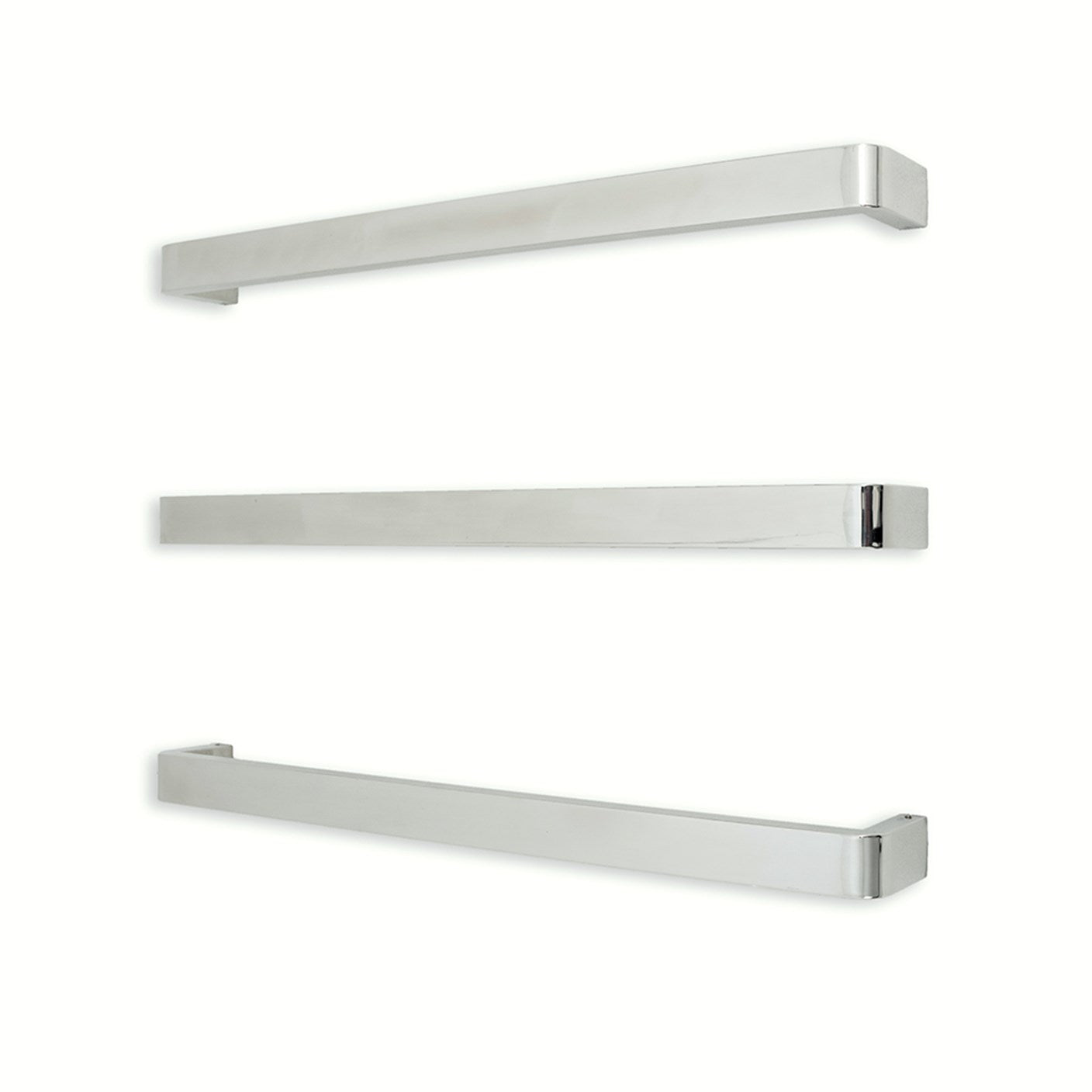 Heated Single square bar with rounded ends