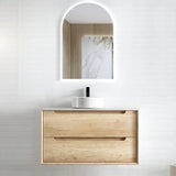 Byron 900mm Natural Oak Wall Hung Vanity