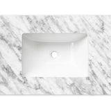 Laguna 750mm Satin White Wall Hung Vanity