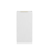 Noosa Laundry 415 Fluted White Base Cabinet
