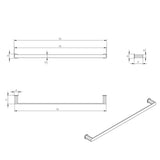Oskar Single Towel Rail