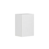 Noosa Laundry 415 Fluted White Wall Cabinet