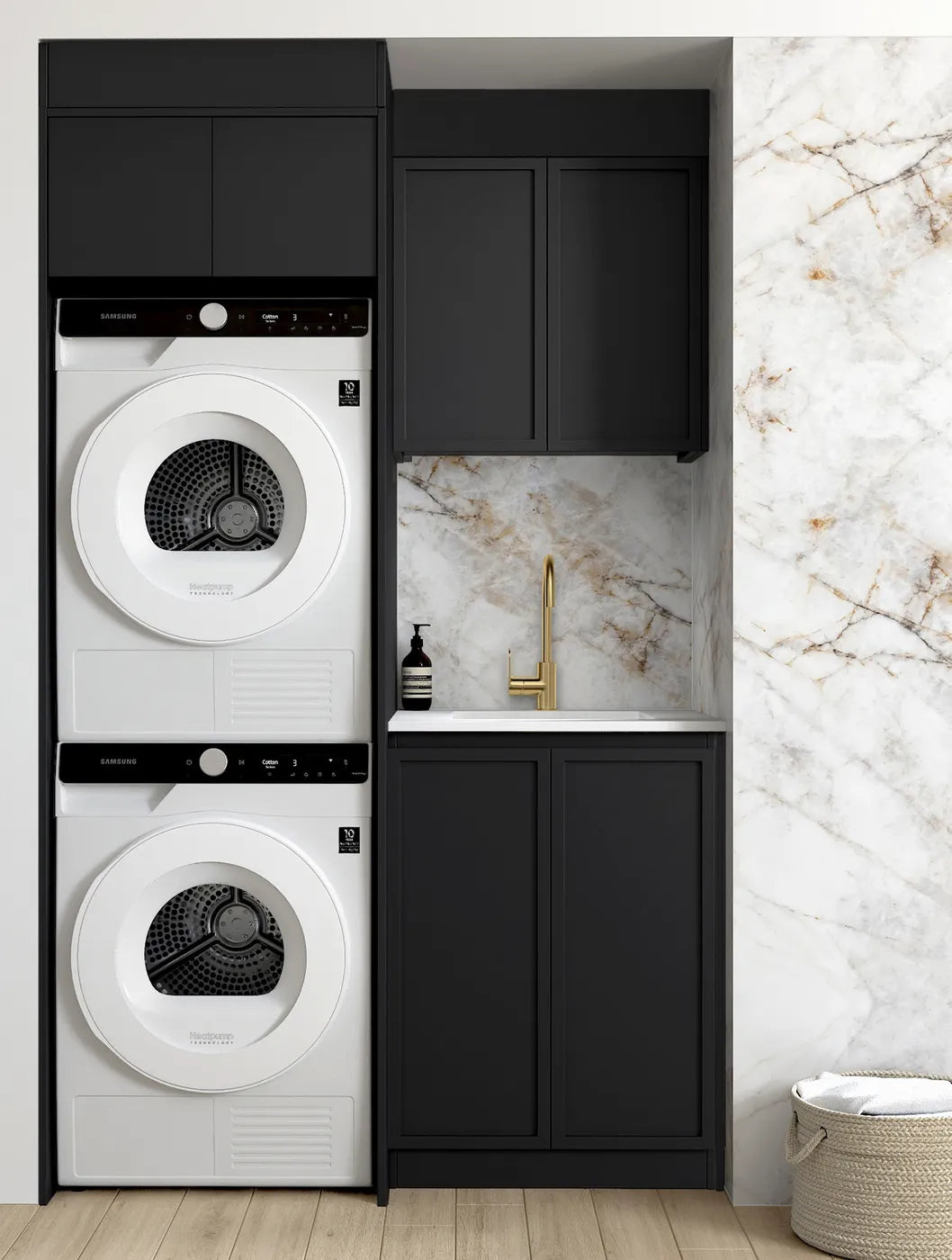 Hampshire Black Laundry Kit 1305x600x2100