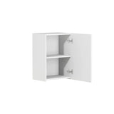 Noosa Laundry 415 Fluted White Wall Cabinet