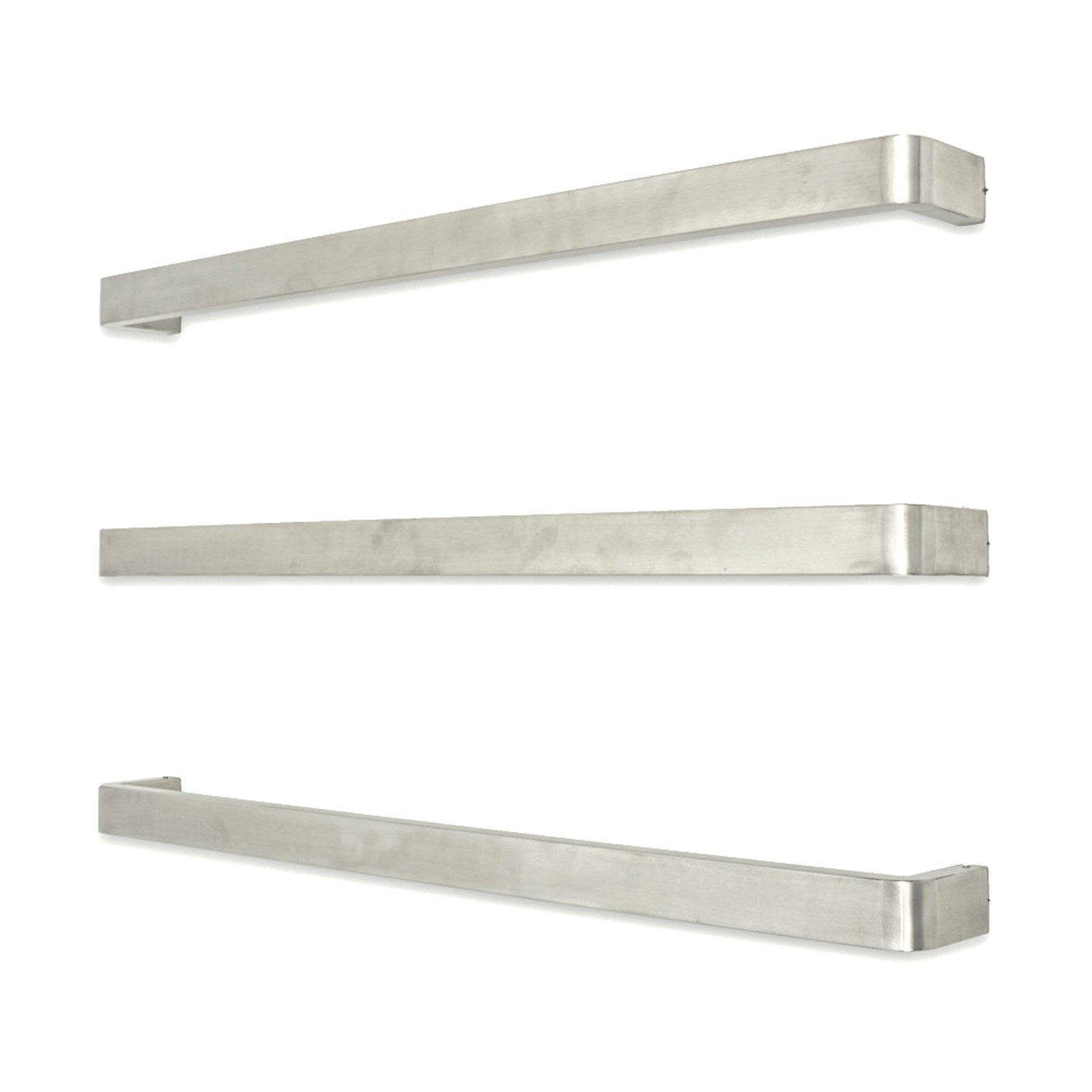 Heated Single square bar with rounded ends