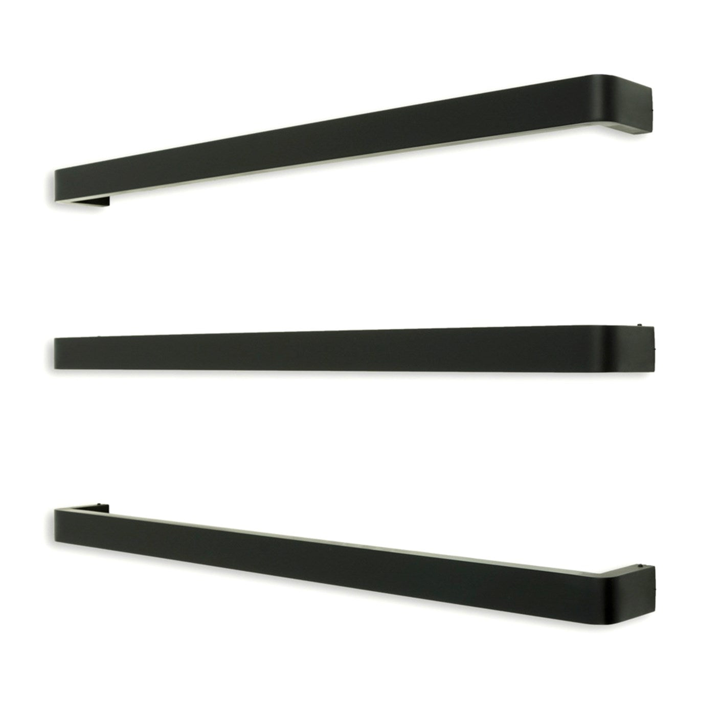 Heated Single square bar with rounded ends