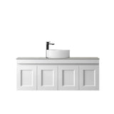 Hampton Mark II 1200mm Satin White Wall Hung Vanity