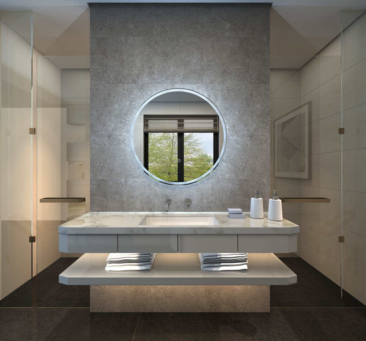 SPHERE LED MIRROR