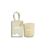 Alive Body Mini Soy Candle Bauble - Golden Wattle & Citrus