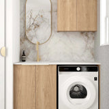 Byron/Bondi Natural Oak Laundry Kit 1305x600x2100