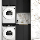 Byron/Bondi Black Oak Laundry Kit 1305x600x2100