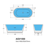 Ally Groove Bathtub