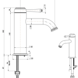 Mica Heritage Basin Mixer
