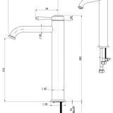 Mica Heritage Tall Basin Mixer