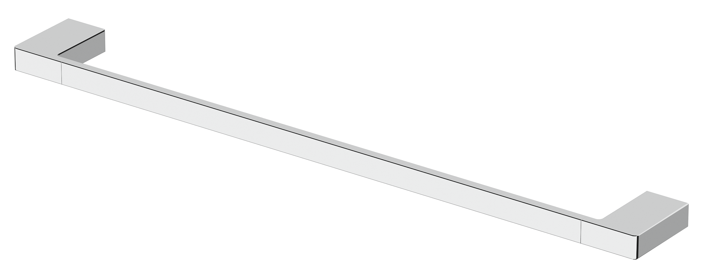 Milos Single Towel Rail - 800mm