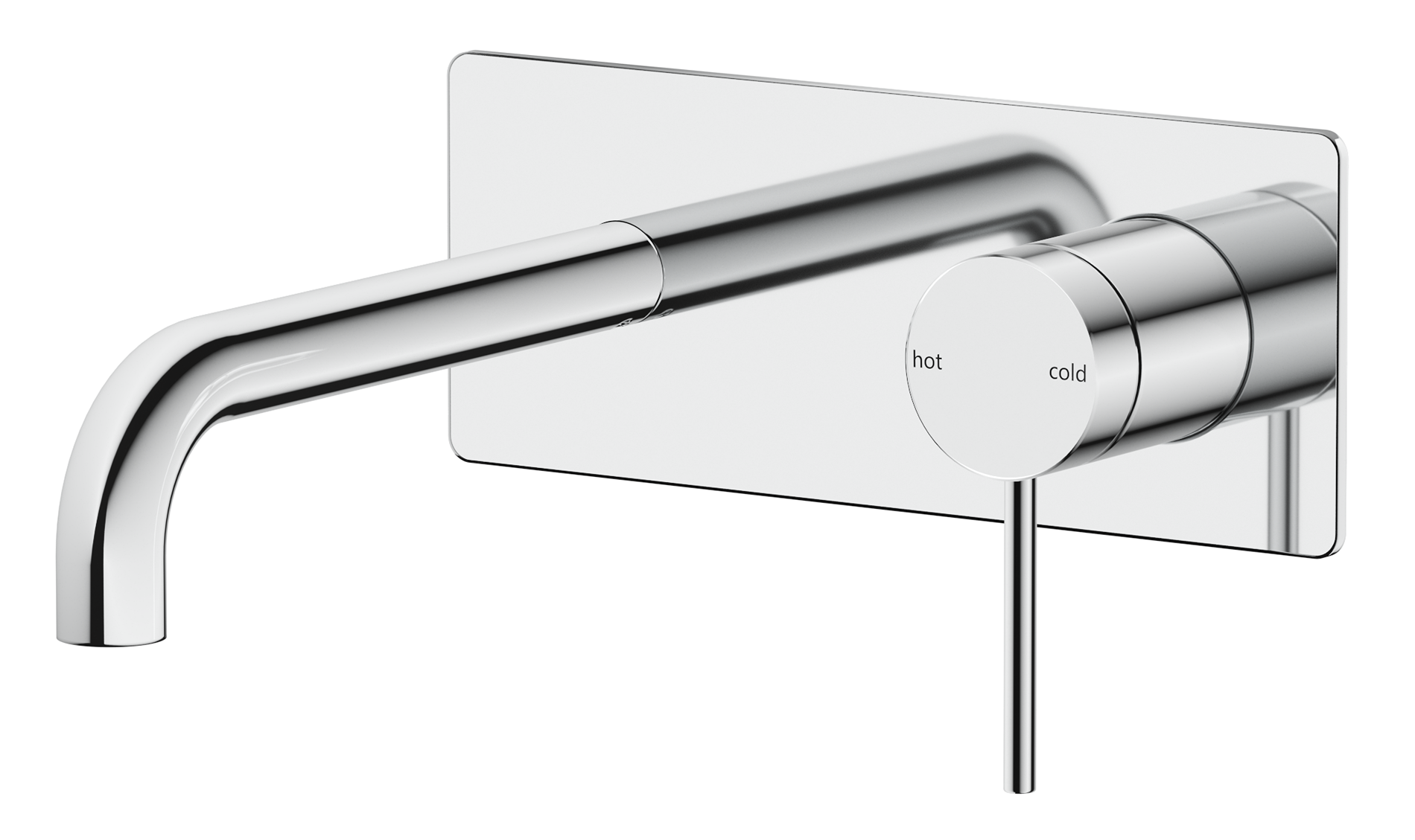 Mica Wall-Spout Combo – Curved Spout – 1P – TRIM KIT ONLY