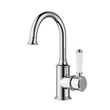 Clasico Basin Mixer – Gooseneck- Ceramic Handle