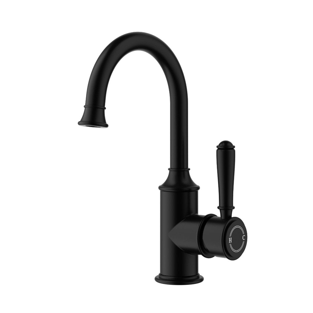Clasico Basin Mixer – Gooseneck - Standard Handle