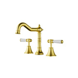 Clasico Countertop BasinBath Set - Ceramic Handle