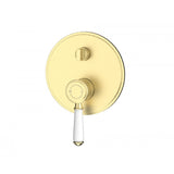 Clasico Shower Mixer with Diverter - Trim Kit - Ceramic Handle