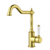 Clasico Sink Mixer Curve - Ceramic Handle
