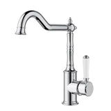 Clasico Sink Mixer Curve - Ceramic Handle
