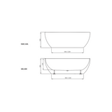 Zumi Mila Egg Shape Free Standing Bath