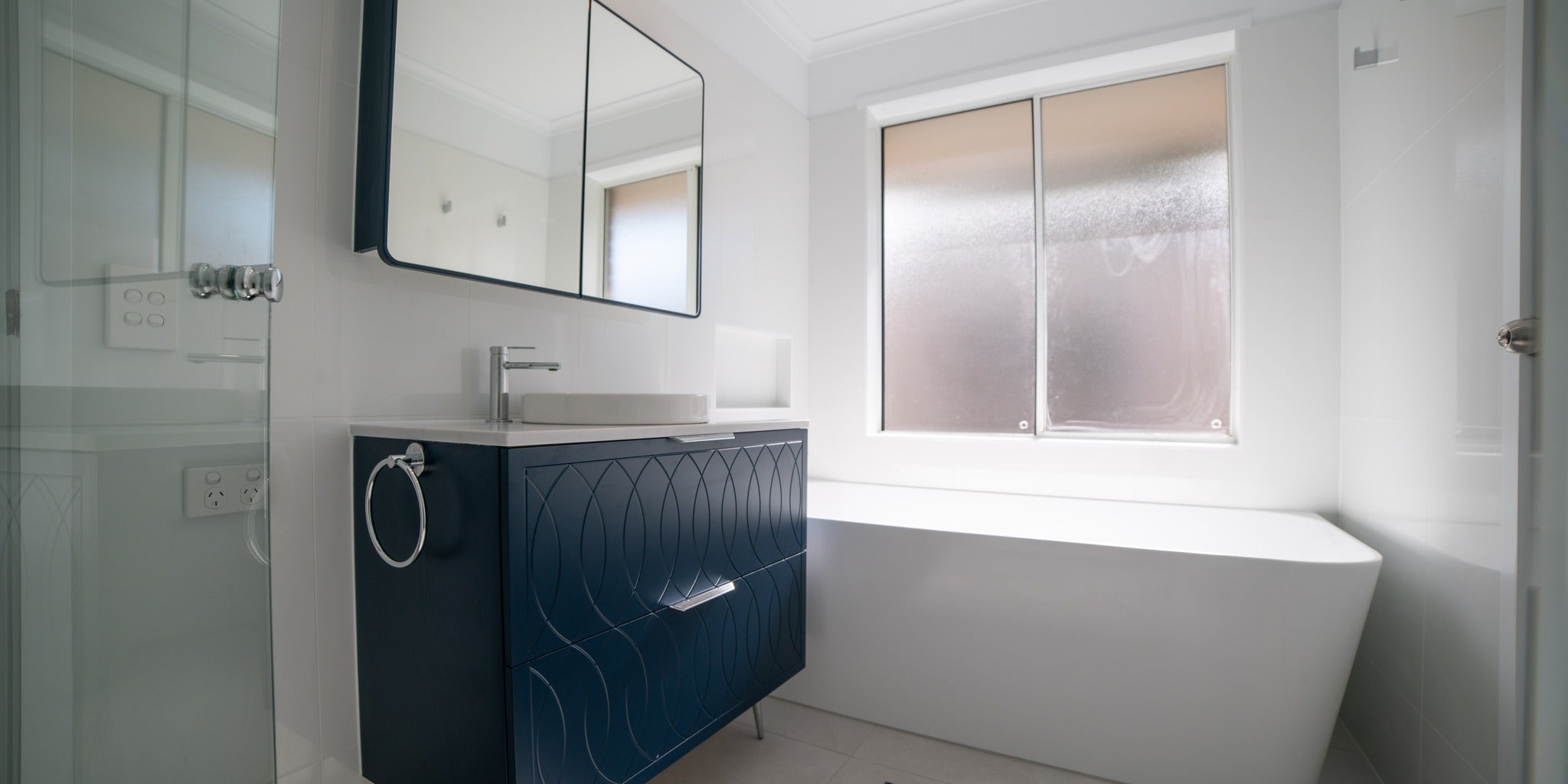Testimonial from a happy client praising the design solutions offered by Flat Hill Studio Bathroom