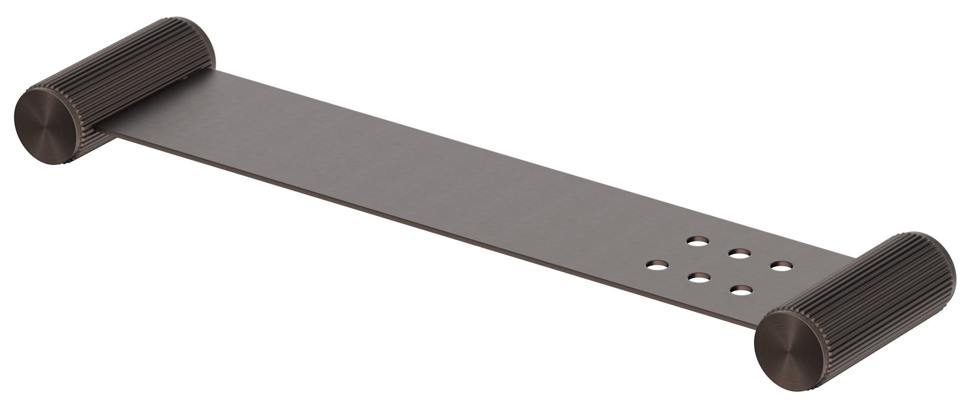 Mica Fluted Stainless Shelf - 400mm