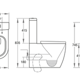 Veda Tornado Toilet Suite
