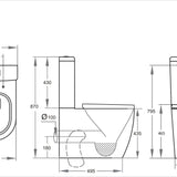 Elvera Tornado Toilet Suite