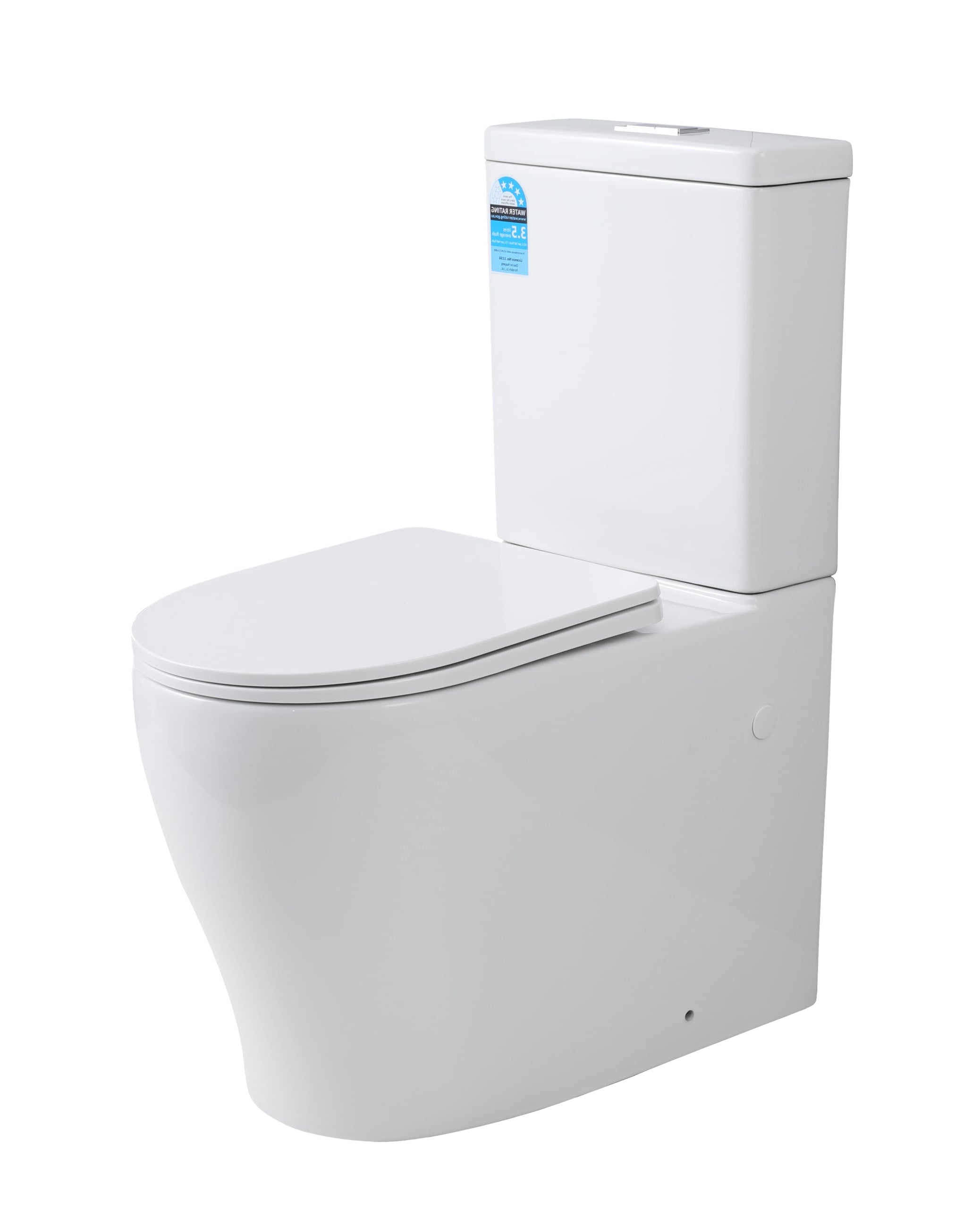 Zeus Rimless Tornado Toilet Suite