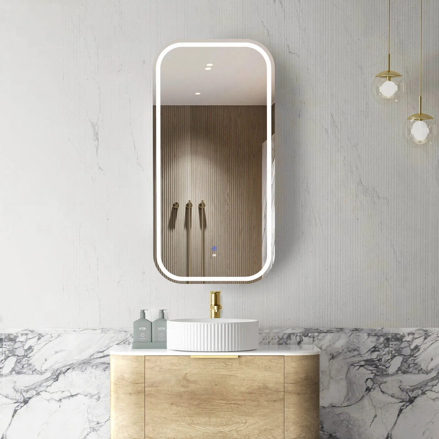LED Newport Shaving Cabinet Premium Edition