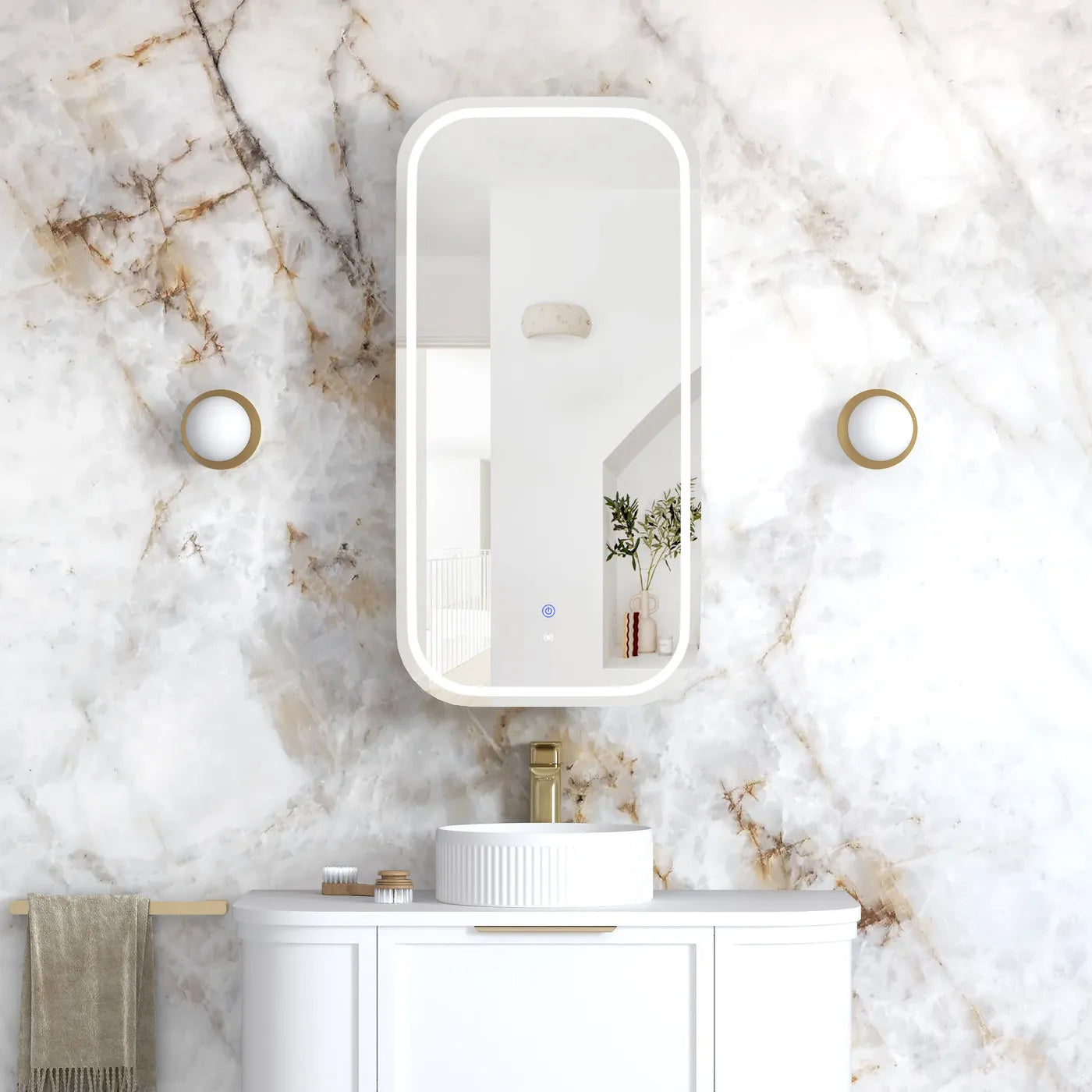 LED Newport Shaving Cabinet Premium Edition