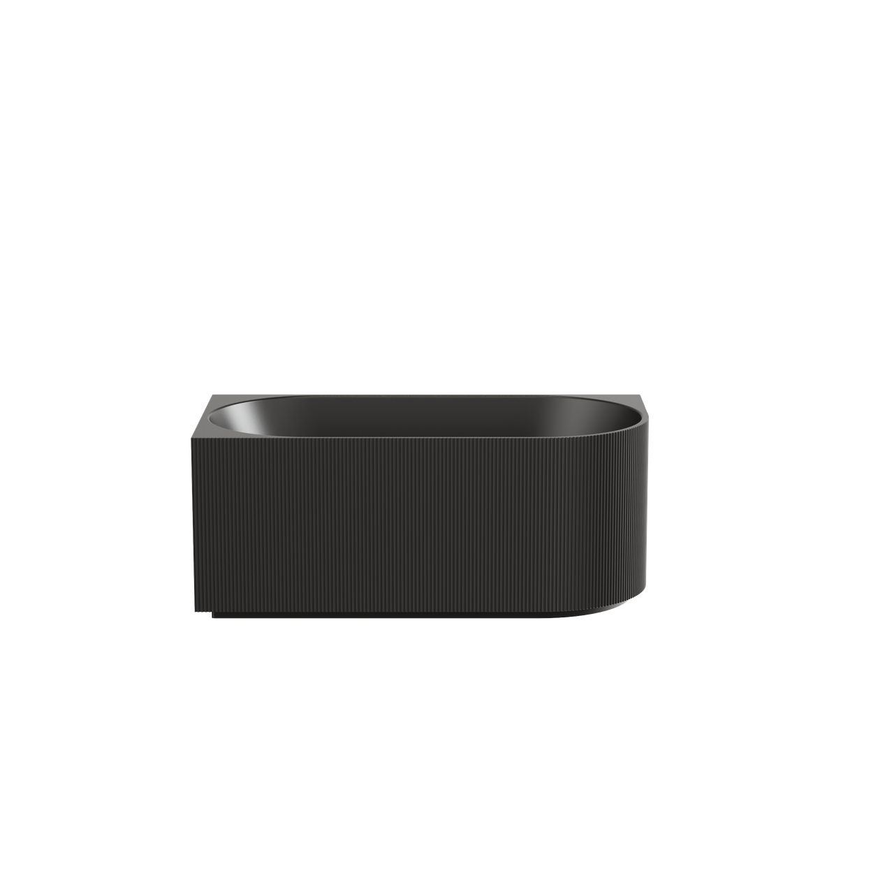 Capri Groove Freestanding Corner Bathtub