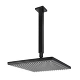 Square Ceiling Shower 300mm rose, 200mm dropper