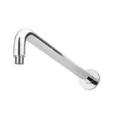 Round Wall Shower Curved Arm 400mm