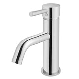Round Basin Mixer Curved