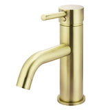 Round Basin Mixer Curved