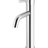 Round Tall Basin Mixer Curved