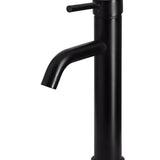 Round Tall Basin Mixer Curved