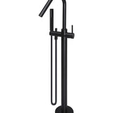 Round Paddle Freestanding Bath Spout and Hand Shower