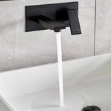 Square Wall Basin Mixer and Spout