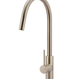 Round Piccola Pull Out Kitchen Mixer Tap