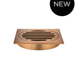 Square Floor Grate Shower Drain 100mm outlet